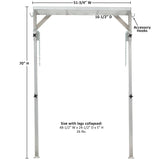 Weaver Livestock Hanging Showbox Hanger, Aluminum