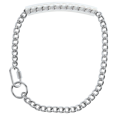 Chain Goat Collar with Rubber Grip, 24"