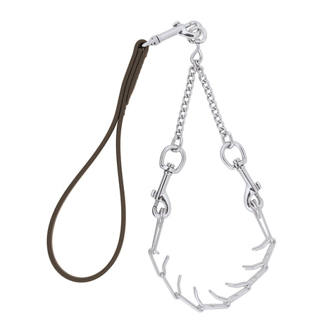 Pronged Chain Goat Collar and Lead Set