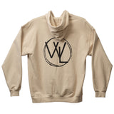 Weaver Brand Hoodie Sand Back