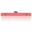 Plastic Mini Fluffer Comb, Rose