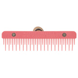 Plastic Mini Fluffer Comb, Rose