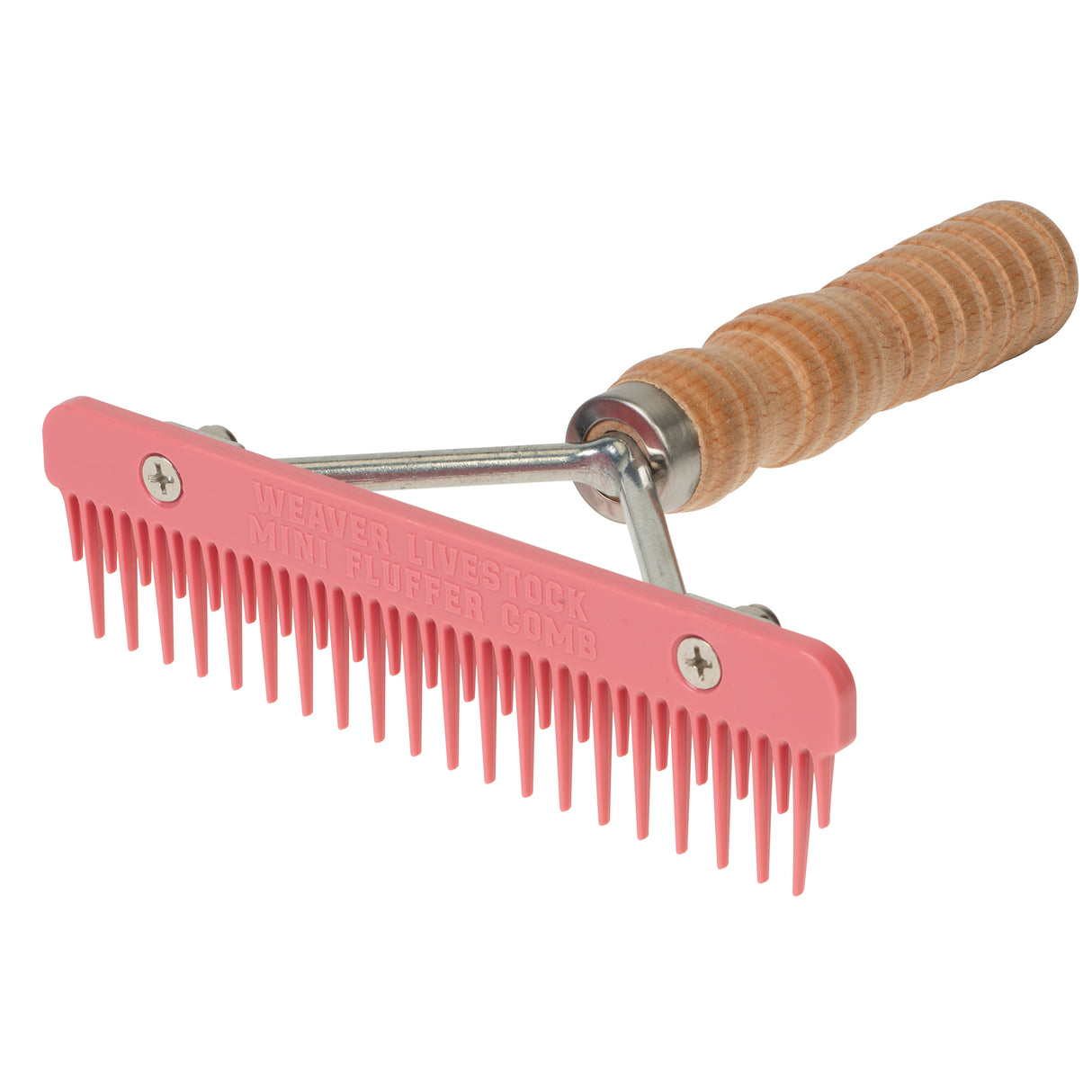 Plastic Mini Fluffer Comb, Rose