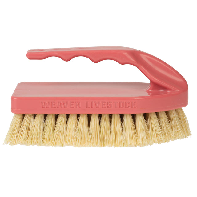 Plastic Tampico Pig Brush with Handle, Rose