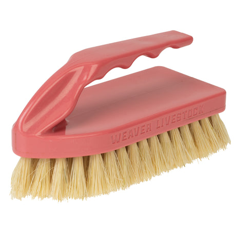 Plastic Tampico Pig Brush with Handle, Rose