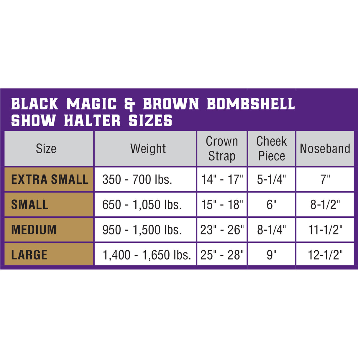 Brown Bombshell Show Halter