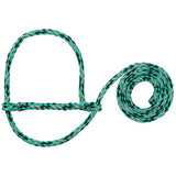 Poly Rope Sheep Halter, Mint/Black/Gray