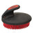 Palm Held Fine Curry Comb, Red/Black