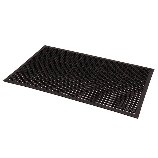 Rubber Mat, 3' x 5' Black - Weaver Livestock