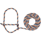 Cattle Rope Halter, Navy/Gray/Copper